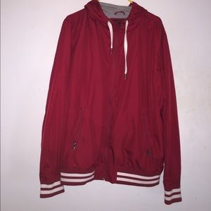 Hooded varsity jacket(men’s)